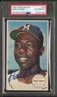Auto Signed PSA 1964 TOPPS GIANT TRADING CARD #49 Hank Aaron PSA DNA Cert.