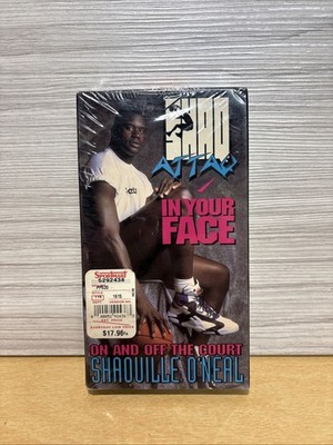 Shaq Attack - In Your Face: On and Off the Court (VHS) for sale
