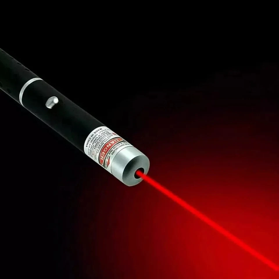 Red Laser Pointer Pen Light Beam Ultra Bright 1mW Lazer Cat Dog Pet Toy UK STOCK