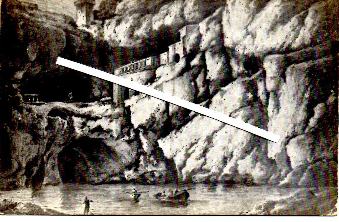 POLIGNANO GROTTA PALAZZESE DA STAMPA DEL SAINT-NON 1781 -- FP VIAGGIATA 1923