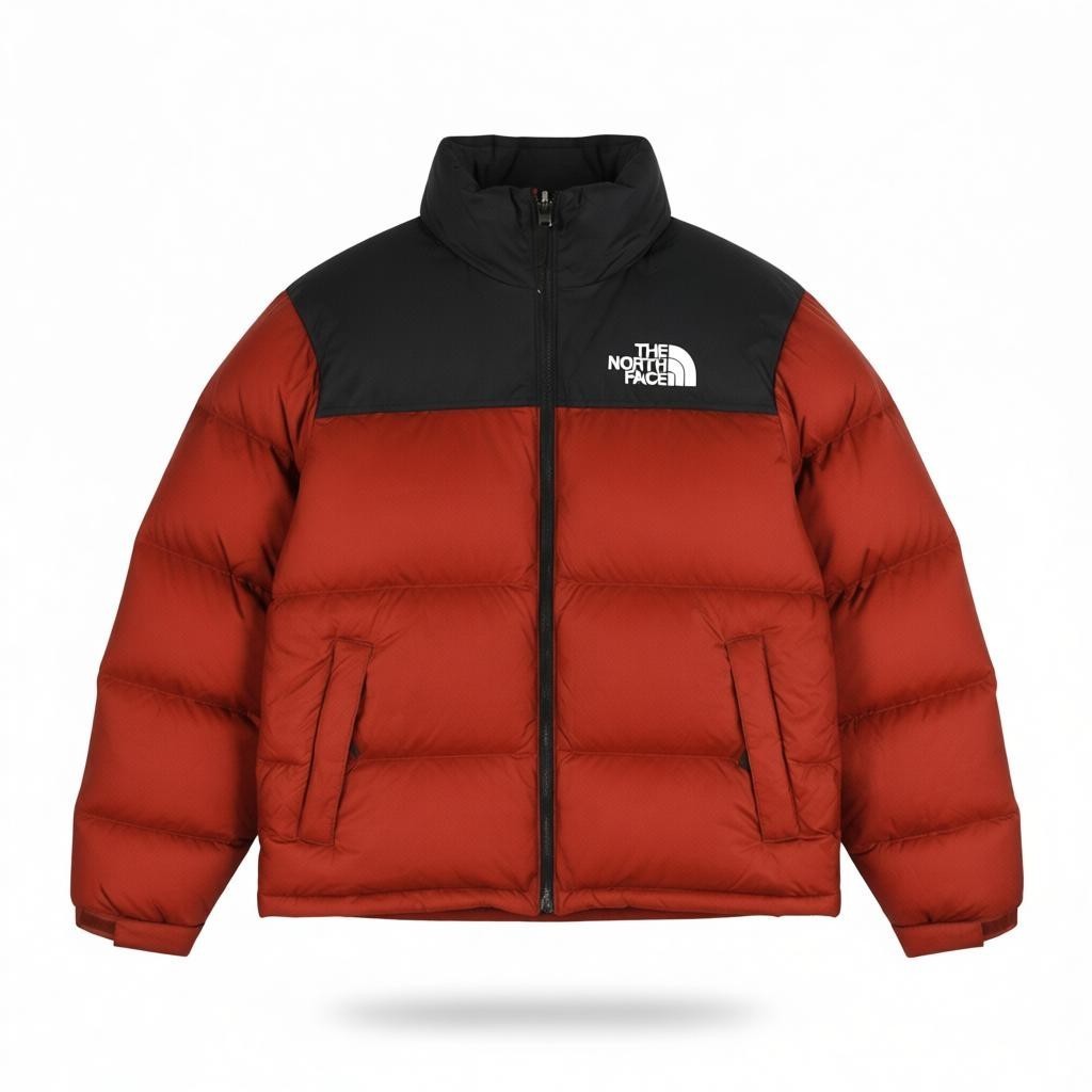 The North Face 1996 Retro Nuptse Hombres CHAQUETA S 700 Abajo Hood Hidden Logo