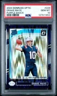 2024 Panini Donruss Optic Rated Rookie Drake Maye #229 Purple Shock RC PSA 10