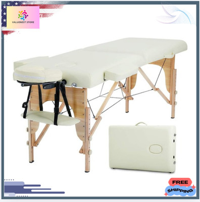 24'' Portable Massage Table Height Adjustable Folding Spa Bed with Bag