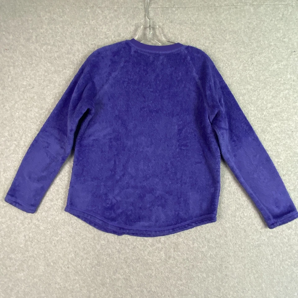 Camisa Sonoma Intimates Para Mujer M Púrpura Imitación Piel Pullover Polar Prendas para Dormir Salón Foto 2 de 4