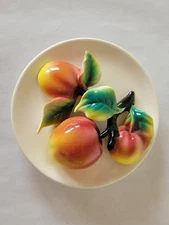 Lefton Apple Wall Plaque Plate 3245