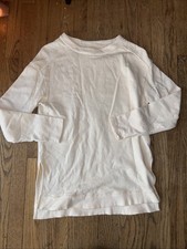 Anthropologie Pilcro French Terry Cotton Pullover Sweatshirt Sz S Minimalist