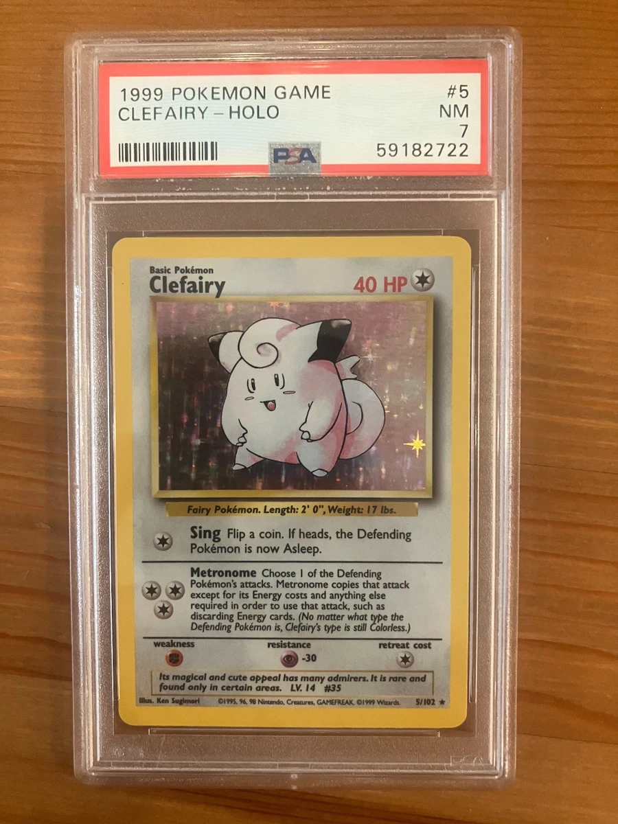 Preços baixos em Pokémon TCG Conjunto Base Grau 7 Inglês