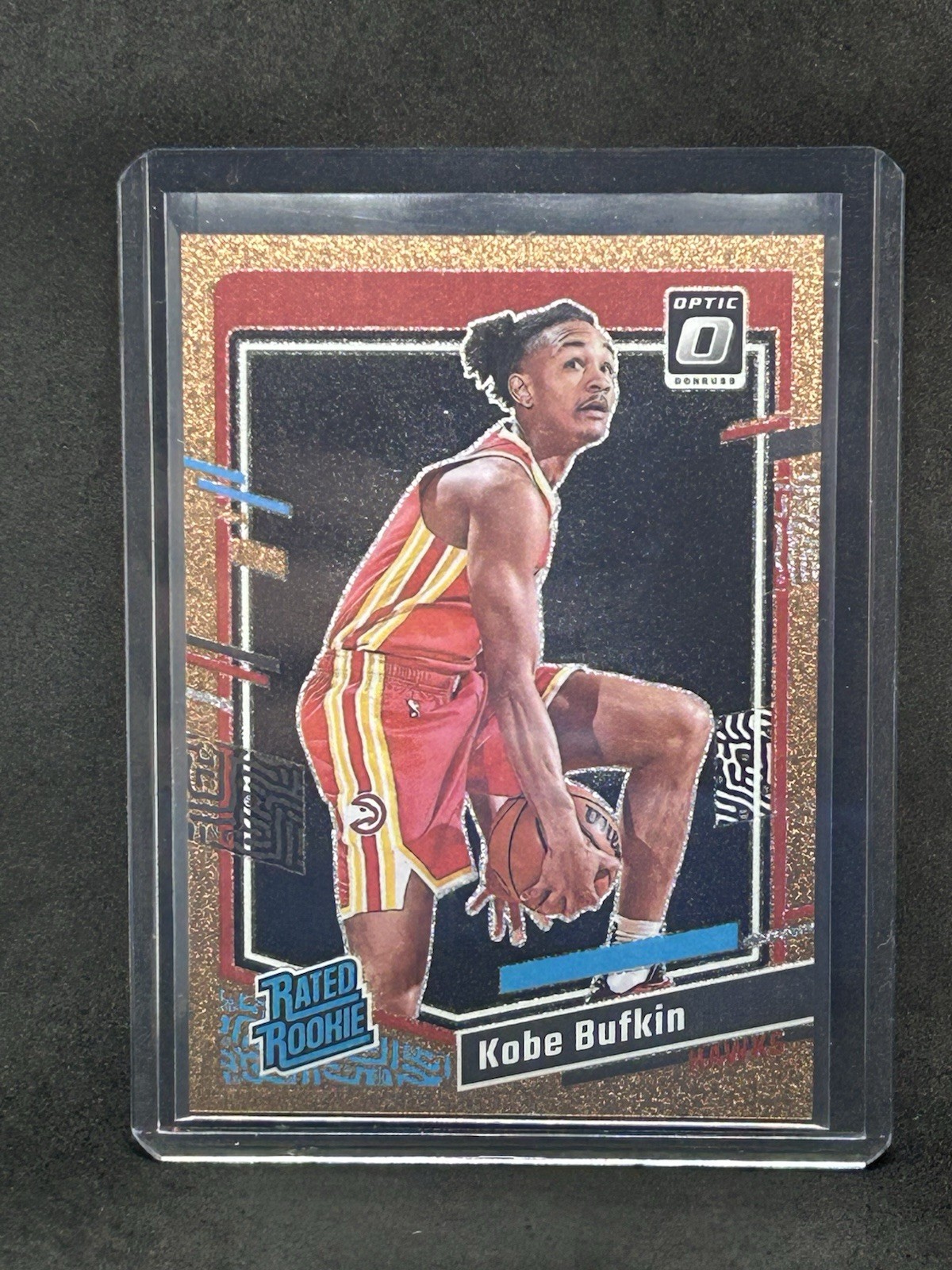 2023-24 Panini Donruss Optic Rated Rookie Copper Glitter /99 Kobe Bufkin #220 A8