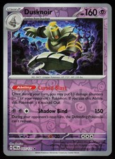 Dusknoir 037/131 Rare Prismatic Evolutions Pokemon Reverse Holo Near Mint