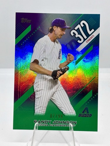 2026 Topps Series 2 Randy Johnson Green Foil (RAW)