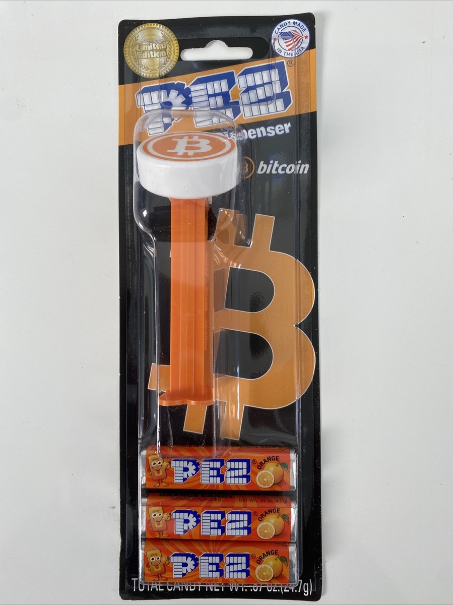 Bitcoin PEZ Dispenser with Candy LIMITED EDITION