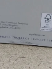 UK 2021 GANDHI ADVOCATE OF PEACE SILVER PROOF COIN