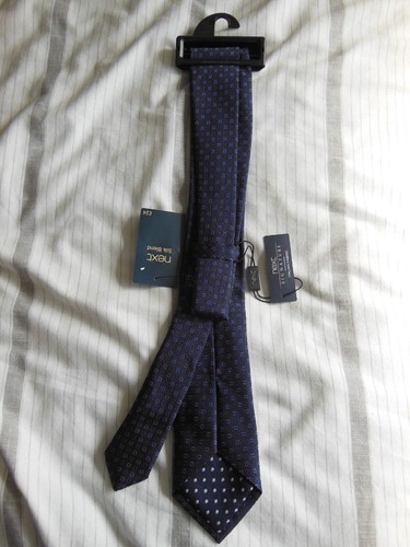 Next Corbata Hombre Signature Italiana Mezcla Seda Nueva con Etiqueta Leer Descripción - Imagen 2 de 3