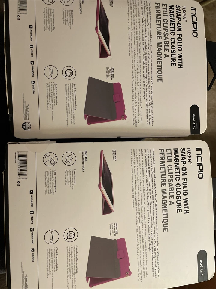 incipio ipd-355-pnk ipad air 2 cover, tuxen [snap-on folio cover] ipad air 2-pi… - Image 2 of 2