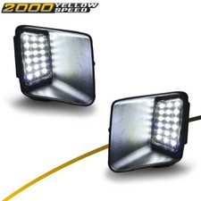 Fit For 04-12 Chevy Coloradogmc Canyon Rear Bumper License Plate Light Lamp Set