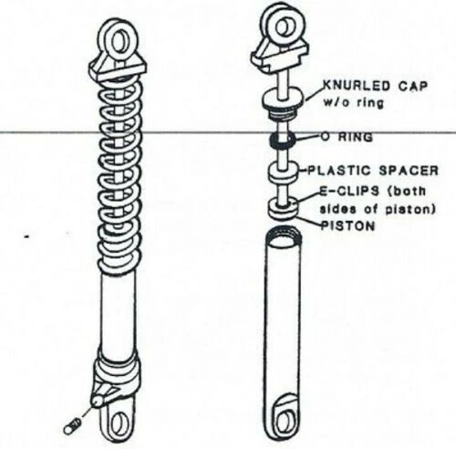 3mm O-RING (8pcs) Vintage Tamiya Cox Marui Shock Damper RC Team CRP 1529 - Image 3 of 4