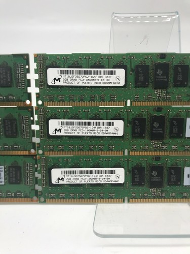 Sansung/ Micron 12GB PC3-10600R DDR3-1333 Memory ECC RAM (6x2GB) 2Rx8 - Picture 2 of 2
