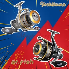 Yoshikawa Fishing Spinning Reels 3000-6000 Lightweight 10+1BB Bass Saltwater