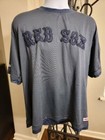 BOSTON RED SOX Stitches Grey Pullover Short Sleeve Shirt Adult Size XL Preowned — photo 3