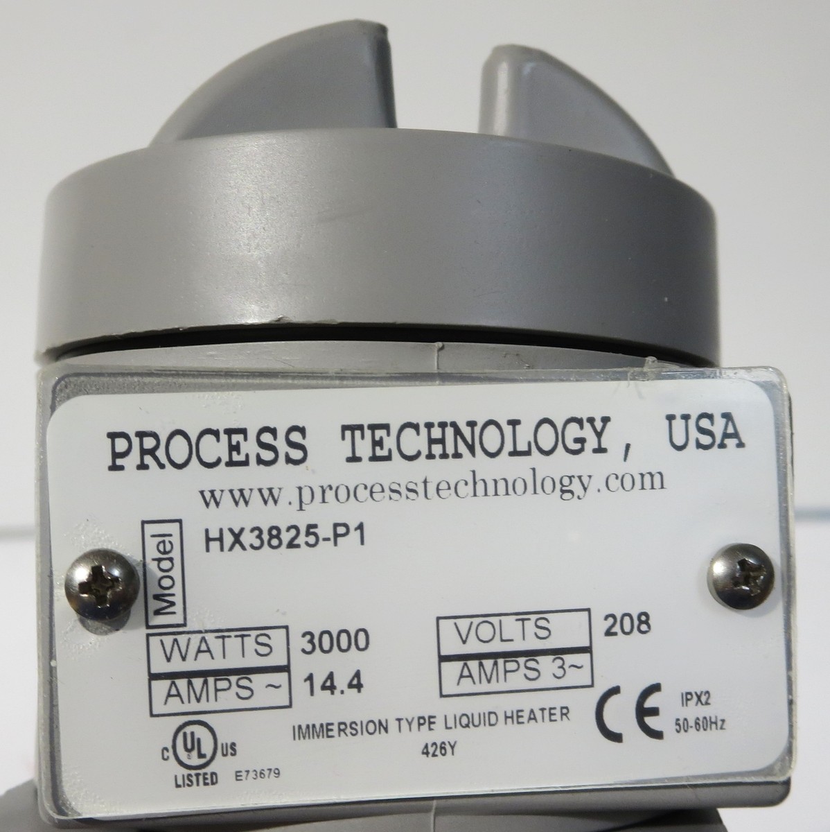 Process Technology HX3825-P1 ELECTRIC IMMERSION HEATER 14.4 AMPS; 3000  WATTS | eBay