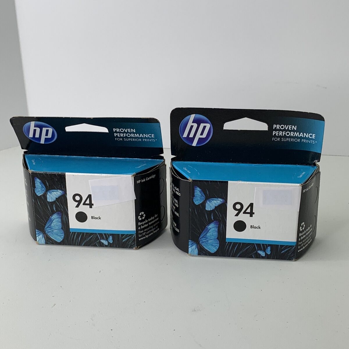 Lot of 2 HP 94 Black Original Ink 3/2016 & 2/2016 Lot of 2 HP 94 Black Original Ink 3/2016 & 2/2016