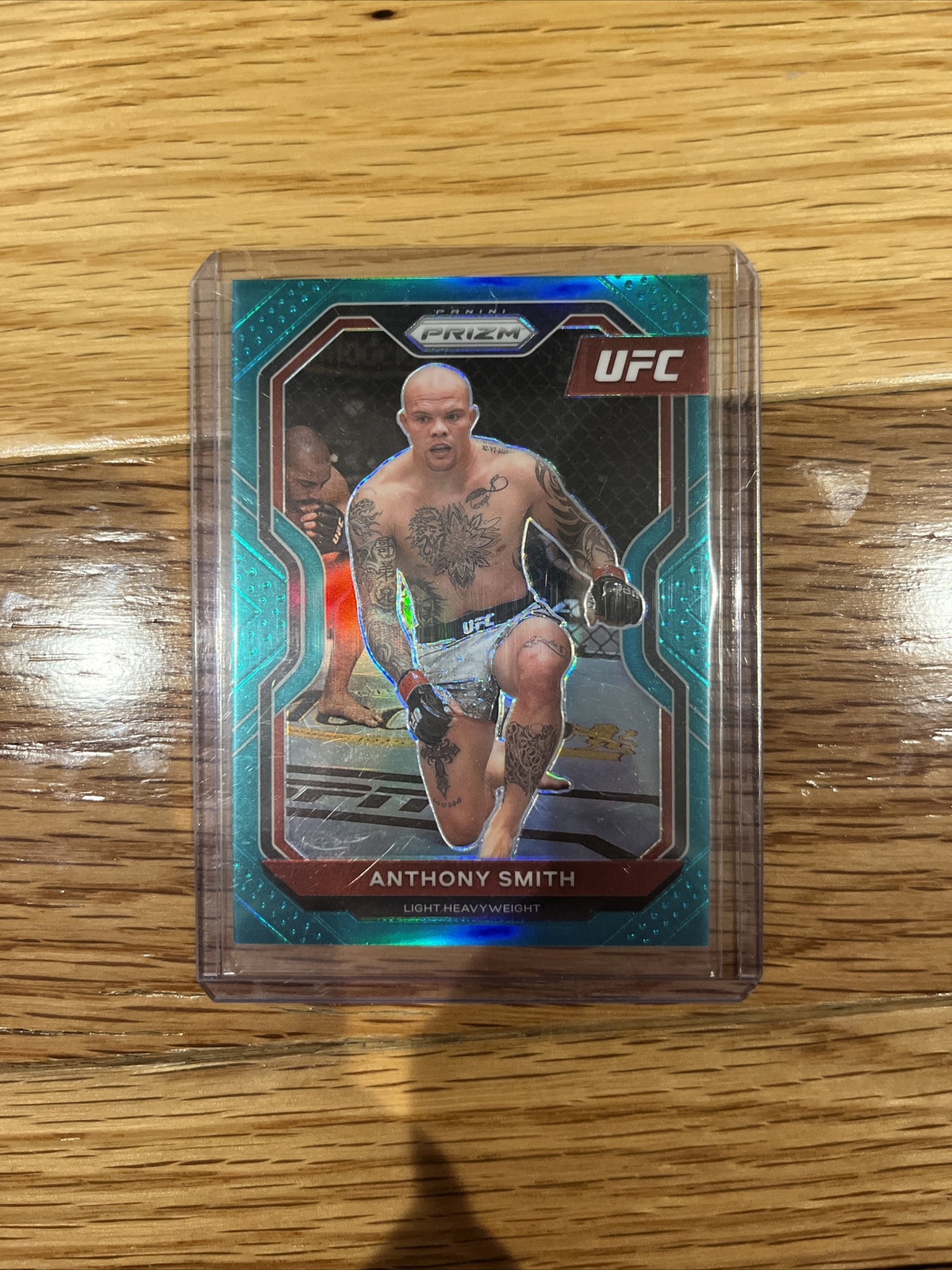 Anthony Smith 2021 Panini Prizm UFC Teal Refractor Card 06/49 #96