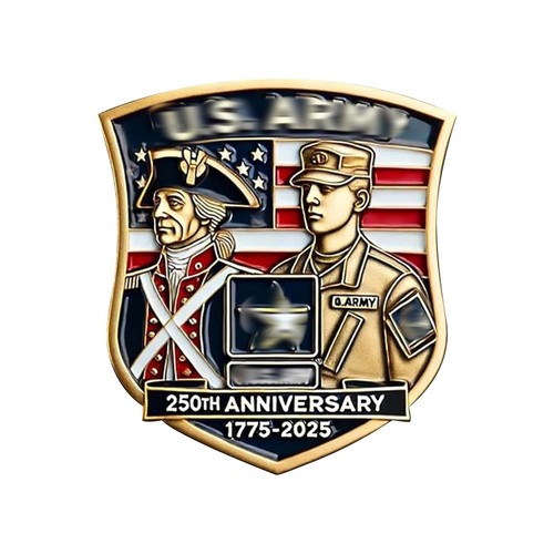 250th Anniversary Commemorative Pin Veterans Commemorative Lapel Emblem Memorial - Picture 2 of 7