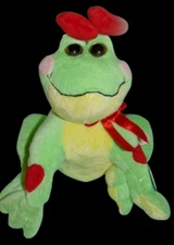 Ganz Frabbit Frog with Hearts 12" HV8513 Plush NWT