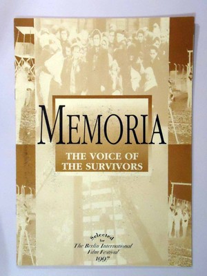 Memoria The Voice of the Survivors - Ruggero Gabbai - engl. Ausgabe - Presseheft