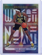 2021-22 NBA HOOPS ISAIAH JACKSON WE GOT NEXT HOLO SP #22 INDIANA PACERS