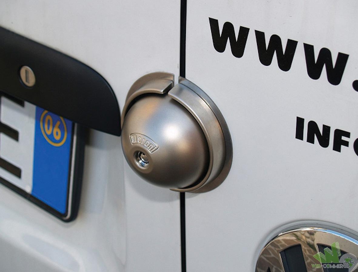 COPPIA LUCCHETTI UFO PER SPORTELLI METALLICI CAMPER ROULOTTE VAN ANTIFURTO