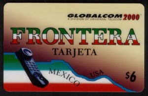 $6. frontera tarjeta mexico calling (spanish reverse) used phone card ebay $6. frontera tarjeta mexico