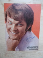 Tommy Roe Singer autograph signed A4 magazine image
