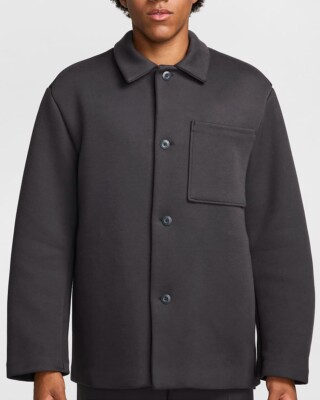 Nike Streetwear Tech Fleece Shacket Men's Jacket Anthracite Gray