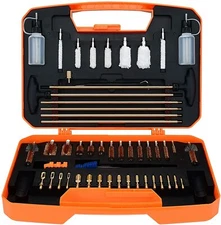 Gun Cleaning Kit for All Calibers with Carrying Case Metal Brush and Brass Rods