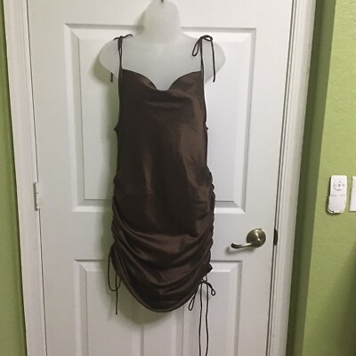 brown string dress Wrap String Dress – AWAVEAWAKE
