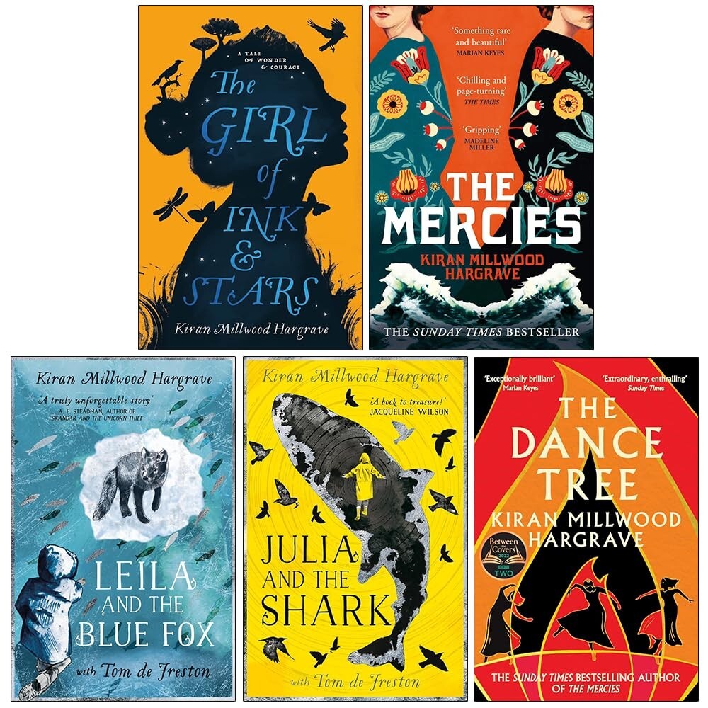 Kiran Millwood Hargrave Collection 5 Books Set The Girl of Ink and Stars,Mercies