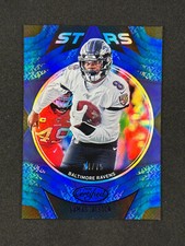 2020 Certified Stars Mirror Blue #CS-LJ Lamar Jackson /75 Baltimore Ravens