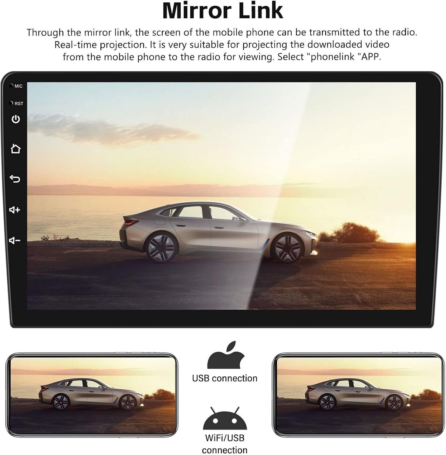 For Mitsubishi Outlander Sport 2011-2017 Carplay Android 13 Car Radio GPS Stereo