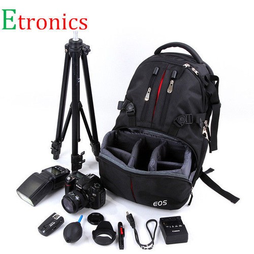 GROßE DSLR SLR Kamera Rucksack Rucksack Tasche Case + RainCover für Nikon Sony Canon - Bild 12 von 12