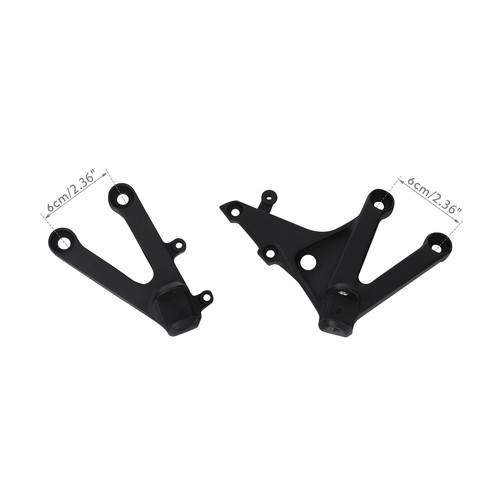 Clavijas para pie conductor pasajero con soportes aptos para Honda CBR600RR 2007-2024 - Imagen 15 de 17