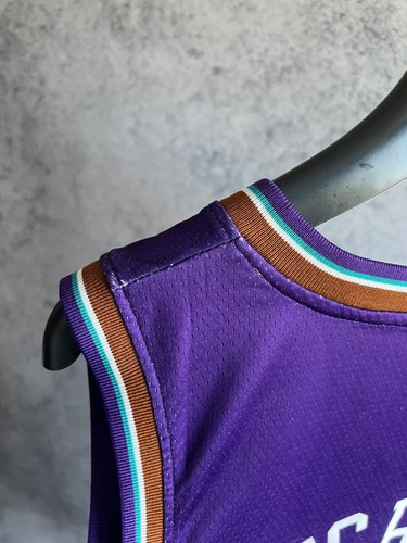 Maglia basket Nike NBA Jazz Mitchell canotta maglietta uomo viola stampa grafica - Foto 14 di 17