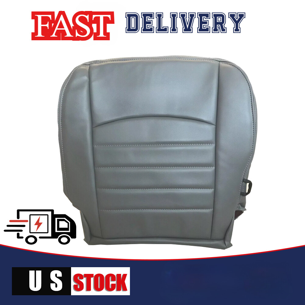 Fits 2013-2018 Dodge Ram 3500 Work Truck ST Driver Gray Bottom Vinyl Seat Cover