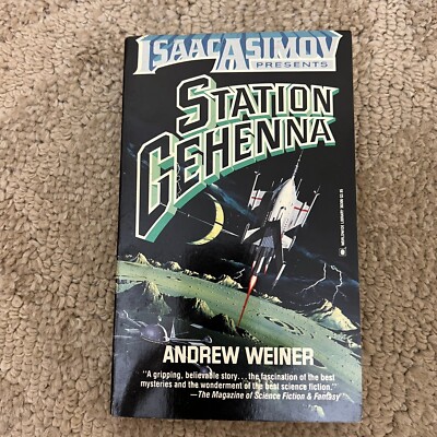 Station Gehenna Science Fiction Paperback Book by Andrew Weiner 1988