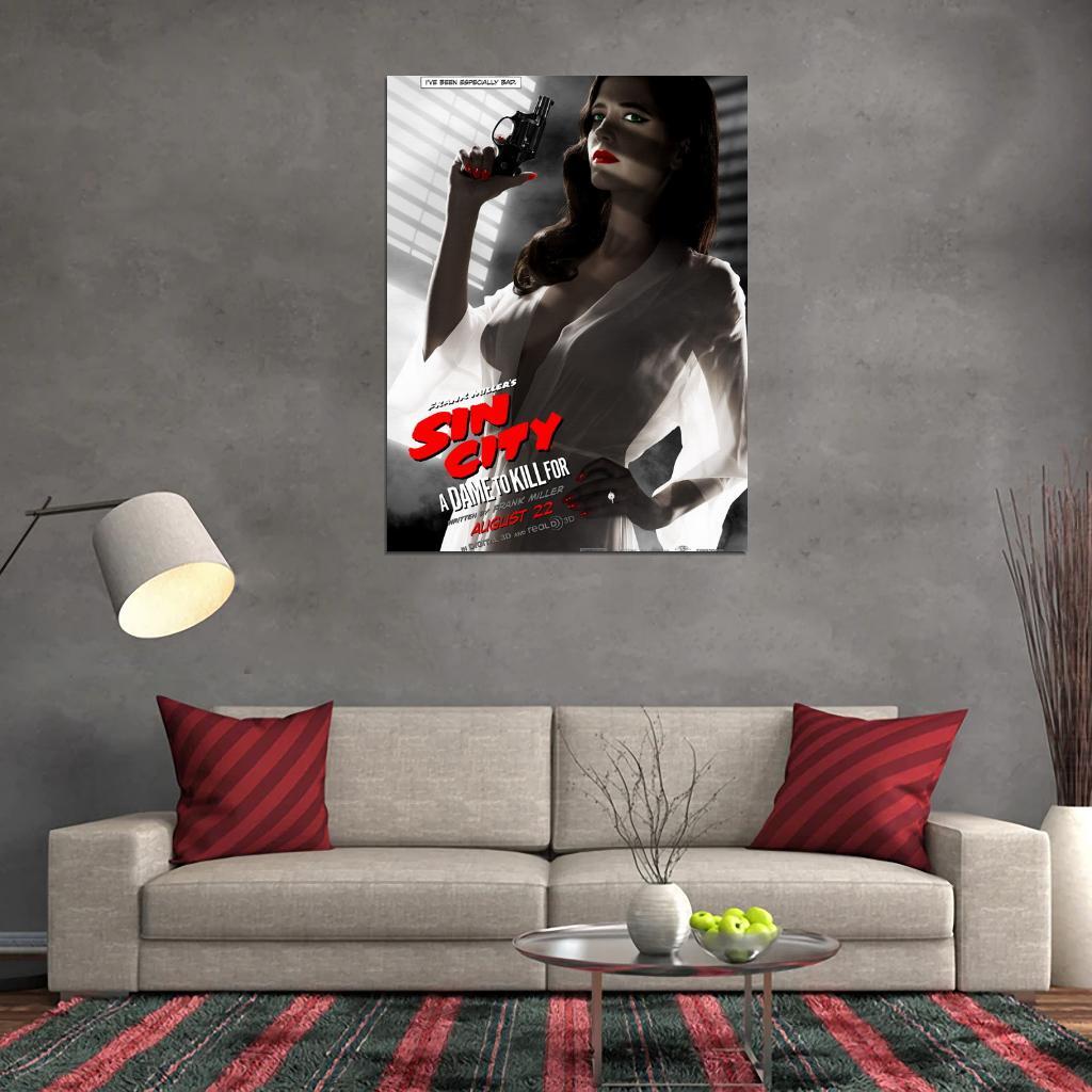 激レア！ シン・シティ アメリカ版オリジナルポスター エヴァver V4026 Sin City A Dame to Kill For Ava Eva Green 2014 Decor WALL