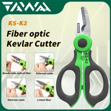 TAWWA Fiber Optic Strippers KS-K2 Fiber Kevlars Cutters Suit for Multi Fibers