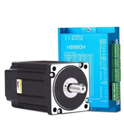 Nema34 Closed-loop Stepper Motor 4.5Nm~12.5Nm Hybrid Servo Driver Kit CNC