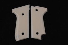 KSD Brand Beretta 92S Compatible Ivory Acrylic Grips