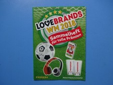 Fußball Sammelheft Ferrero / WM 2018 / Love Brands / unbenützt