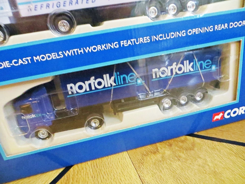 CORGI TY99143 'NORFOLKLINE SCANIA/DAF/TRANSIR/FORKLIFT SET' 1:64. MIB/BOXED - Image 4 of 4